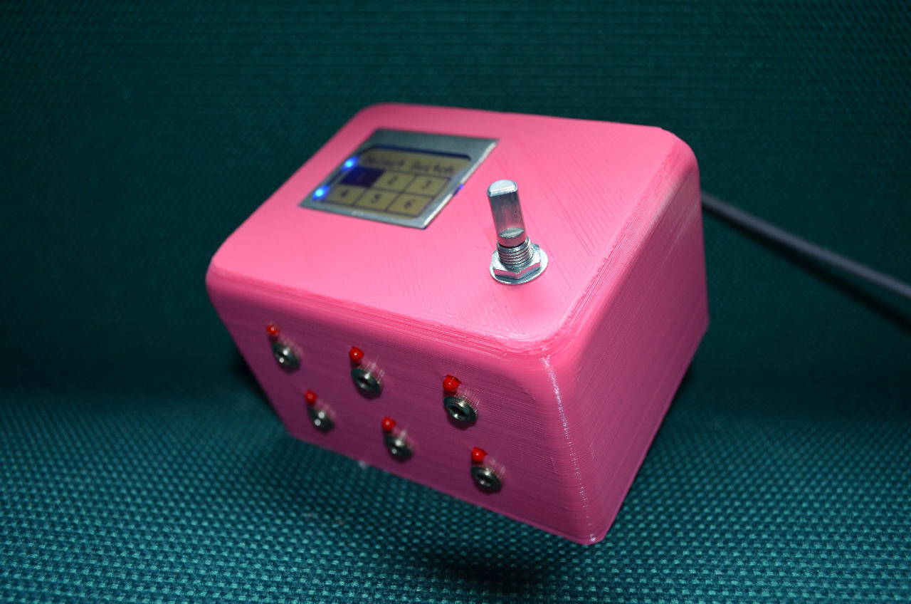 Programable MIDI switch box